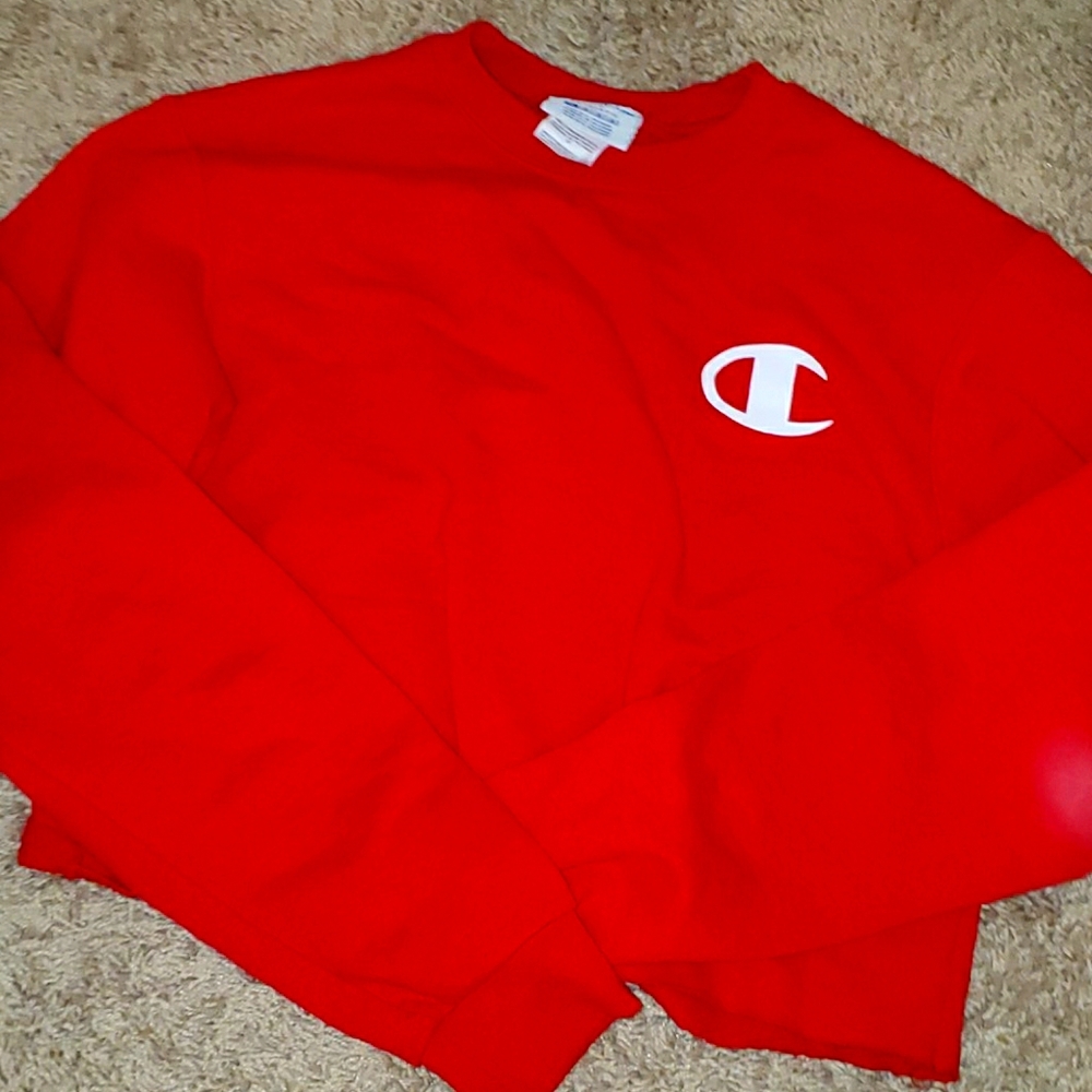 Cropped champion sweatshirt